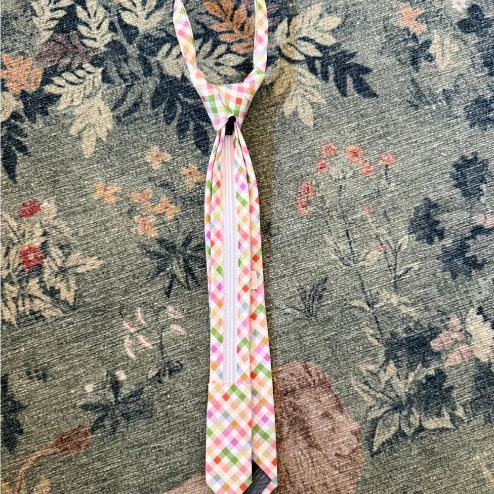 Ivy City Co Multicolor Plaid Kids Tie